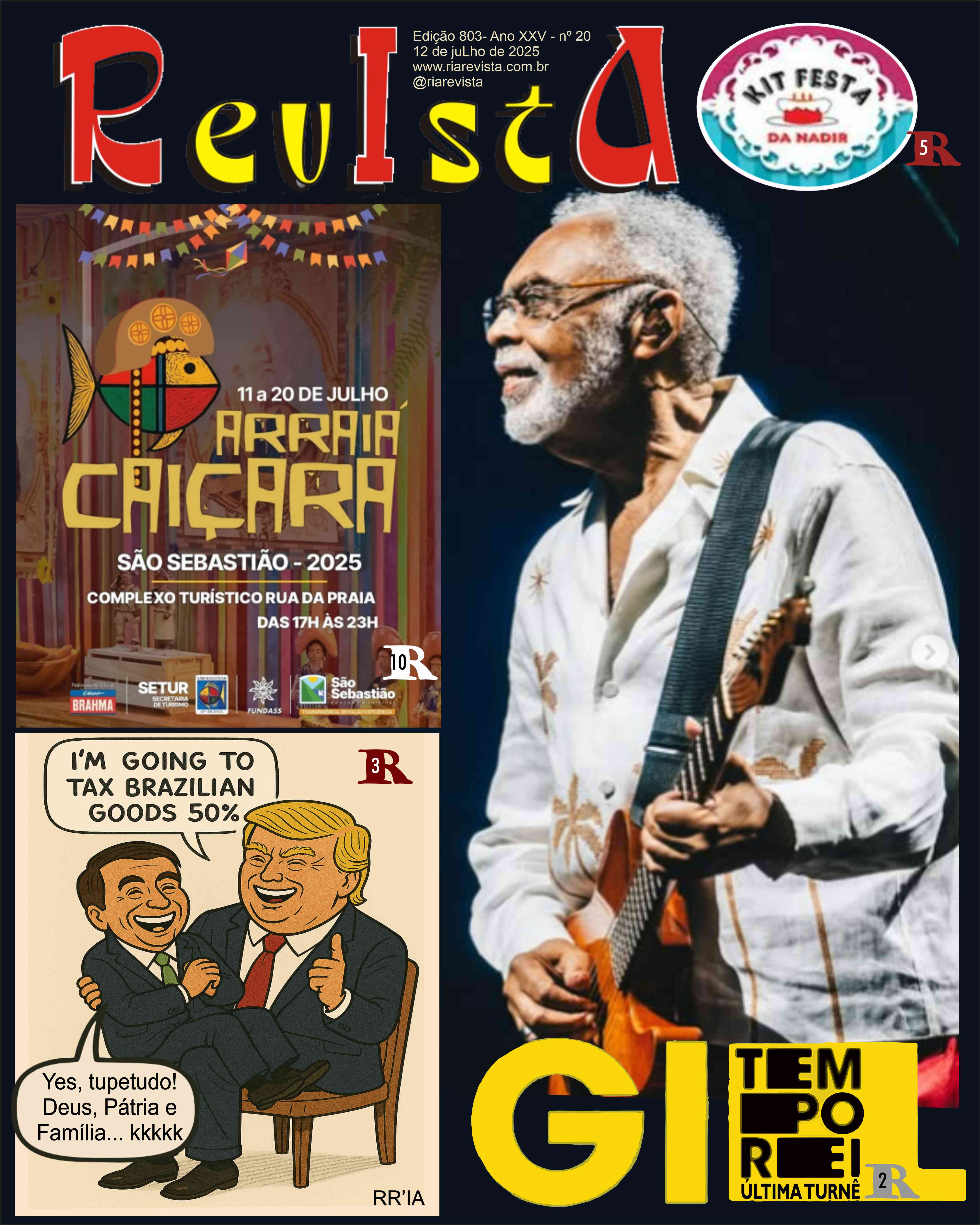 Revista Ria capa da edição 803