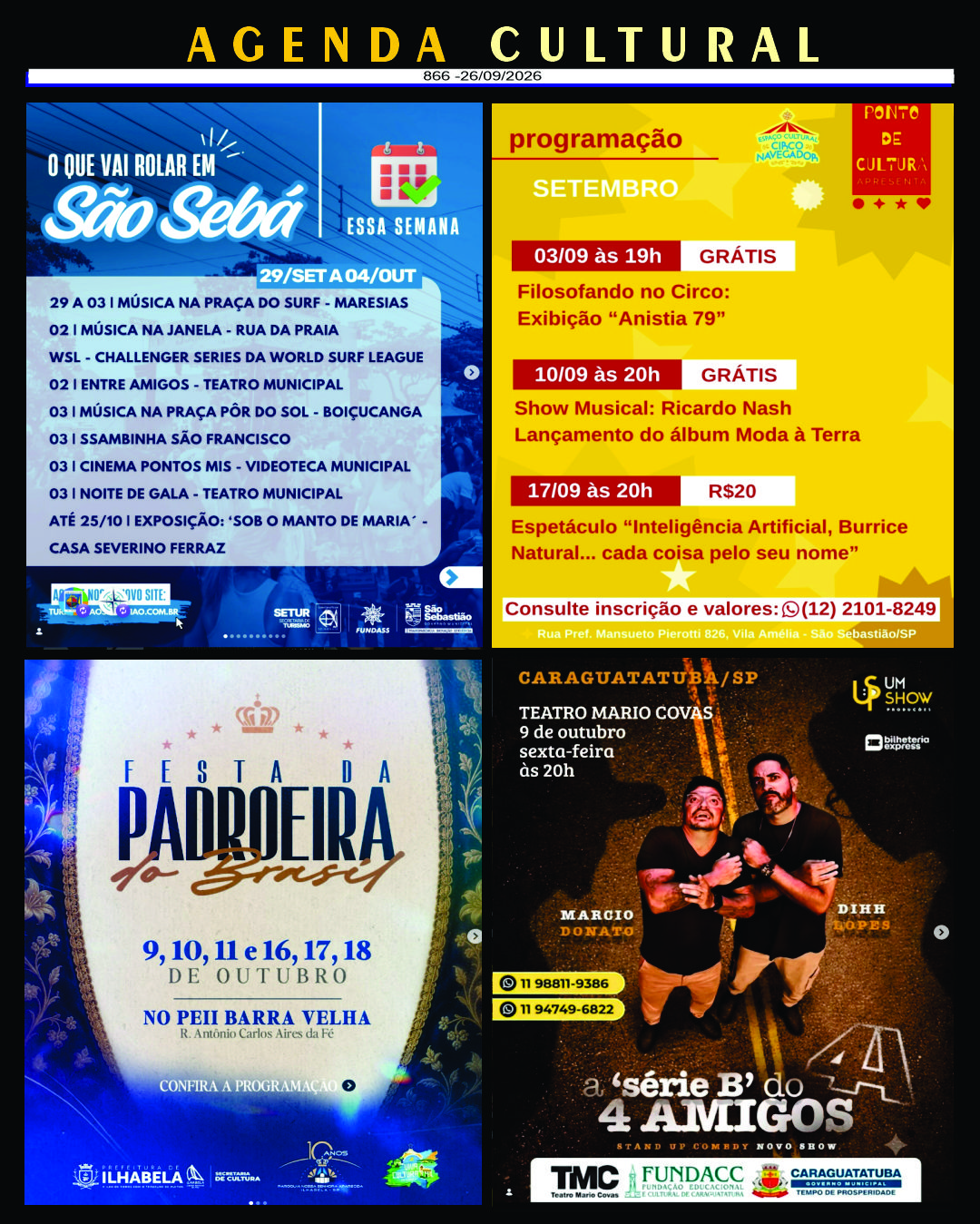 Agenda Cultural do Litoral Norte