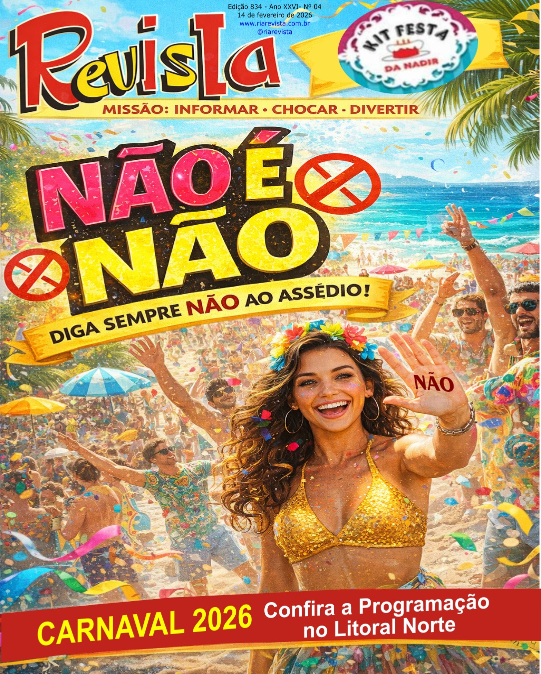 Revista Ria capa da edição 844