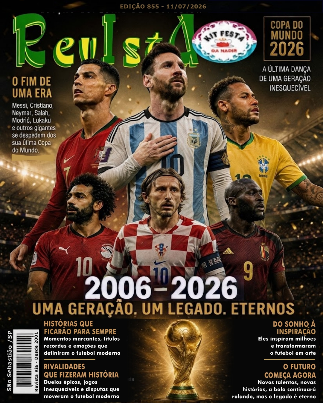 Capa da edição 855 da Revista Ria